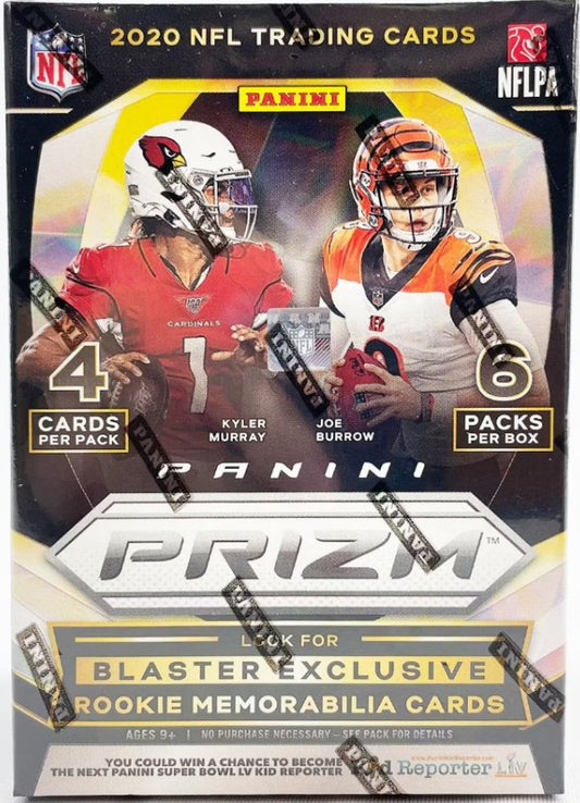 2020 Panini Prizm Football 6-Pack Blaster Box (Disco Prizms)