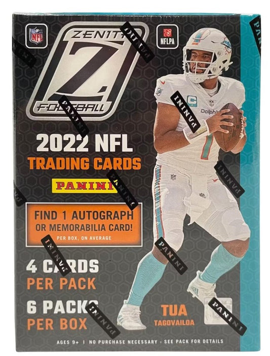 2022 Panini Zenith Football 6-Pack Blaster Box