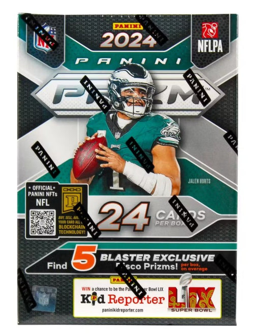 2024 Panini Prizm Football 6-Pack Blaster Box (Disco Prizms!)