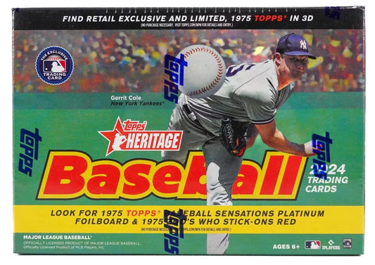 2024 Topps Heritage Baseball Mega Box