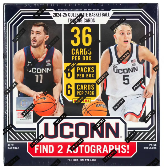 2024/25 Panini UConn Collegiate Basketball Hobby Box