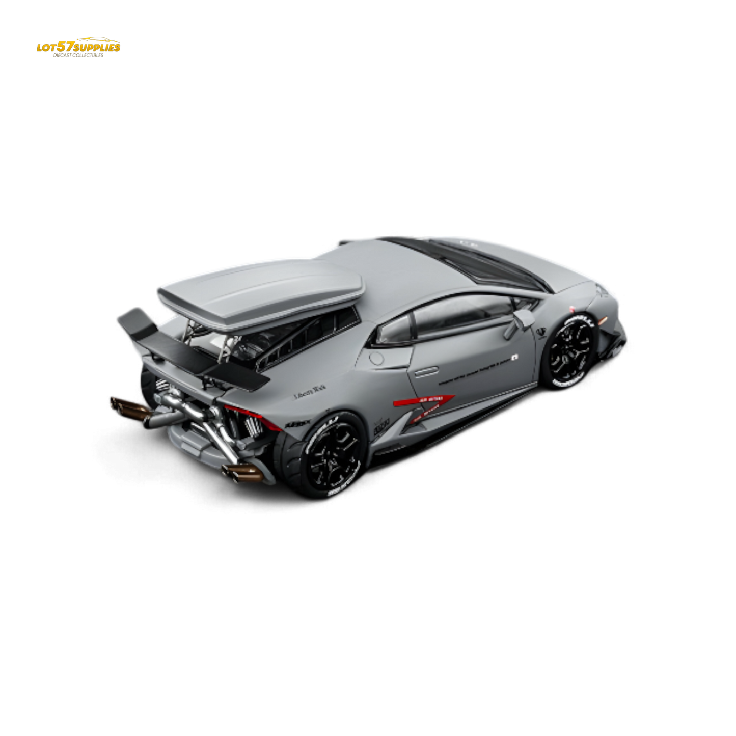 FindClassically Lamborghini LP610-4 Twin Turbo Gray 1:64