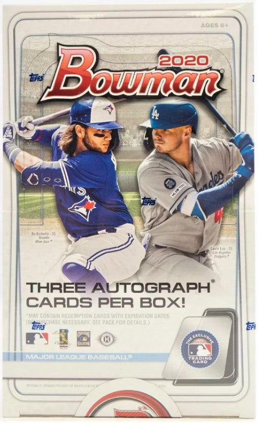2020 Bowman Baseball Hobby Jumbo Box