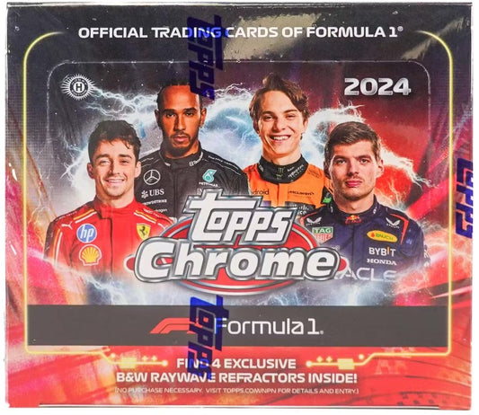 2024 Topps Chrome F1 Formula 1 Qualifying Lap Hobby Box