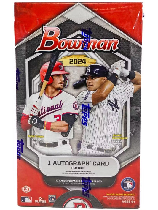 Caja de pasatiempos de béisbol Bowman 2024