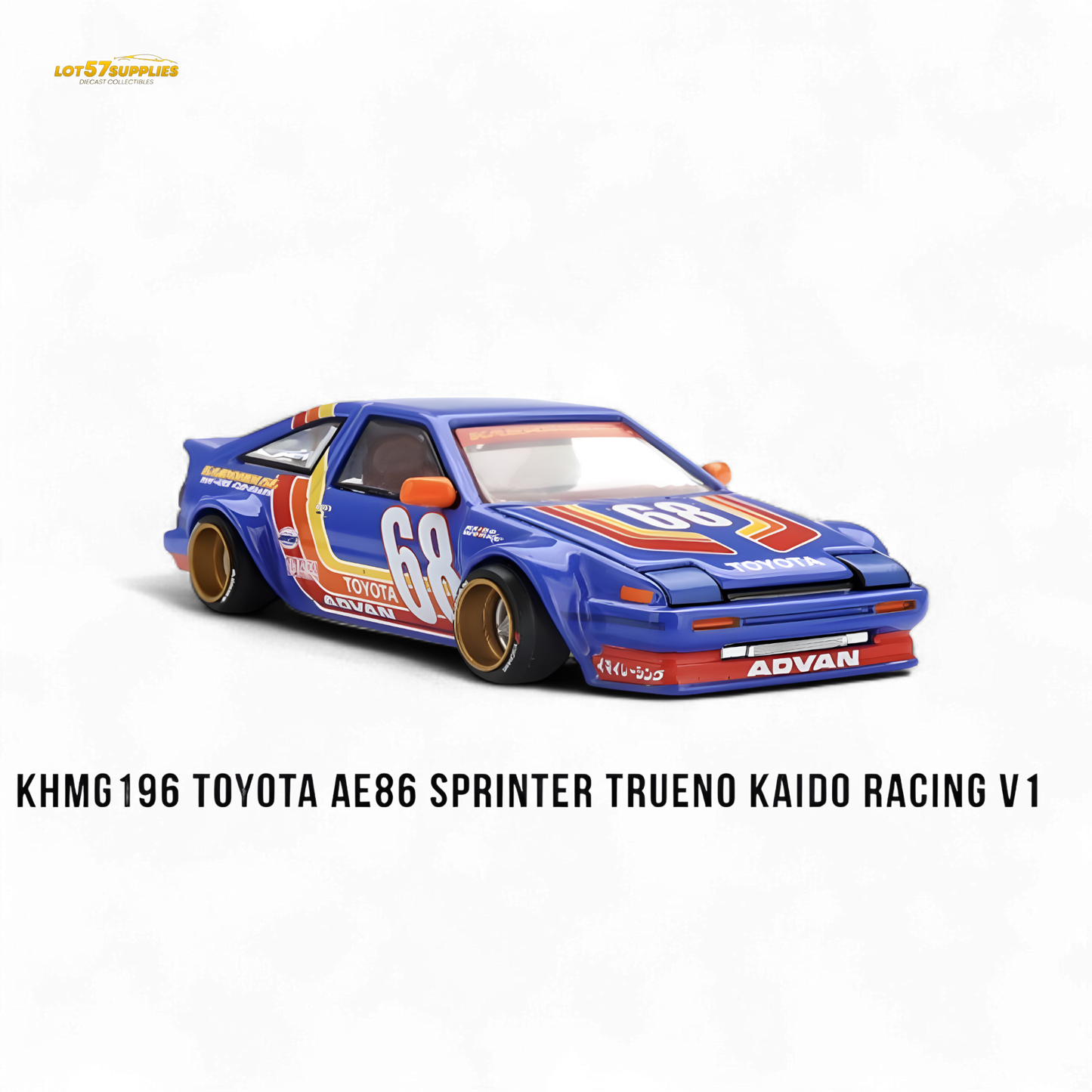 (Pre-Order) Mini GT Toyota AE86 Sprinter Trueno Kaido Racing V1 1:64