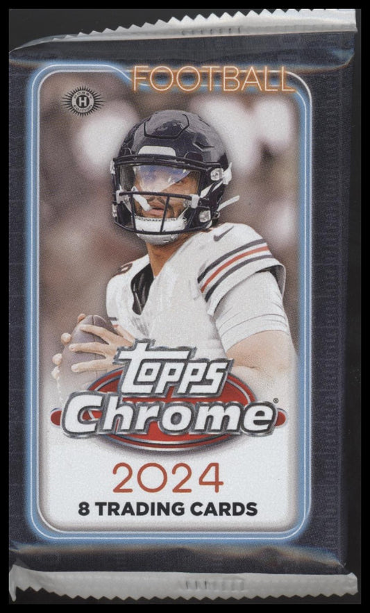 2024 Topps Chrome Football Hobby Box - Single Pack