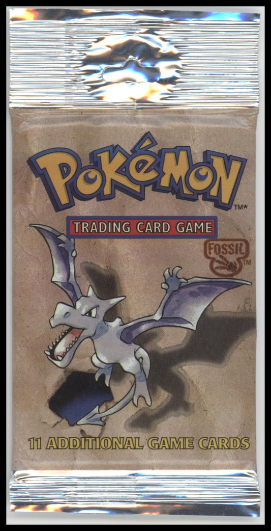 1999 WOTC Pokemon Fossil Unlimited Aerodactyl Booster Pack
