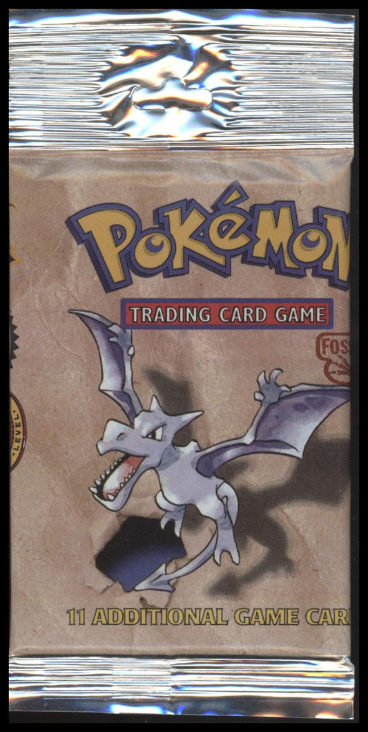 Pokemon Fossil sealed booster error pack