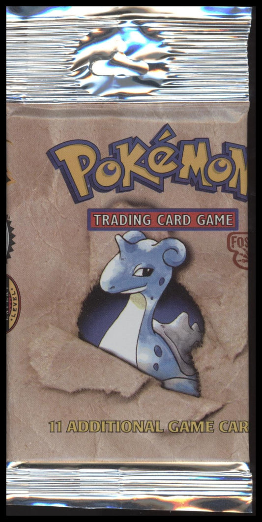 Pokemon Fossil sealed booster error pack