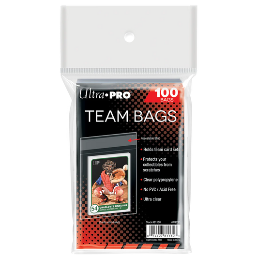 Ultra Pro Resealable Team Bags 100ct