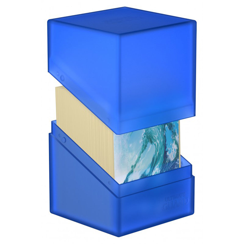 Ultimate Guard Boulder 100+ Deck Case - Sapphire (side)