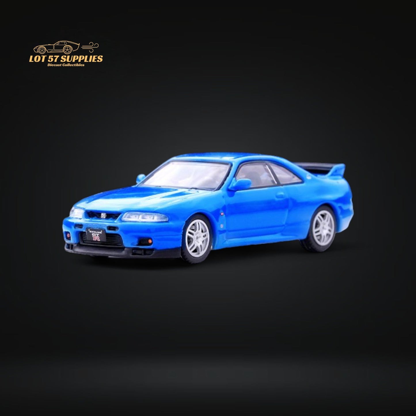 Inno64 Nissan Skyline GT-R R33 Blue 1:64