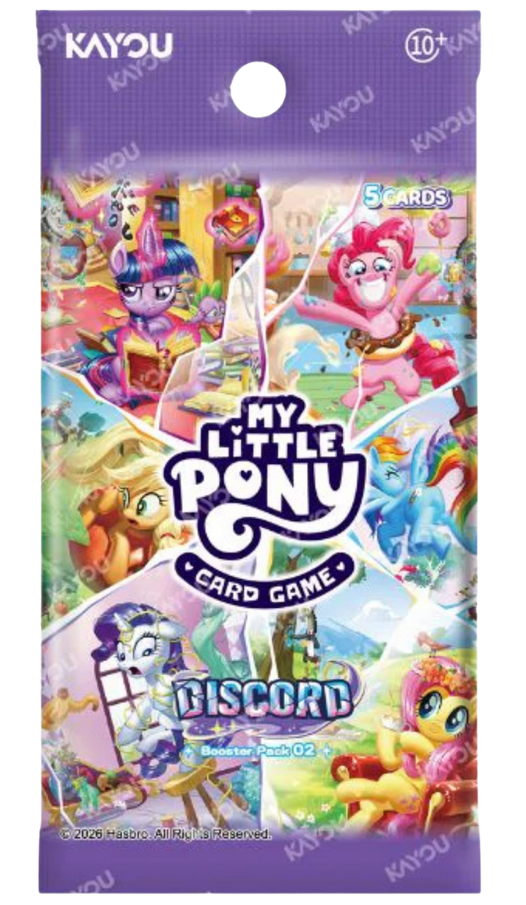 Kayou My Little Pony Discord BP02 sealed booster pack