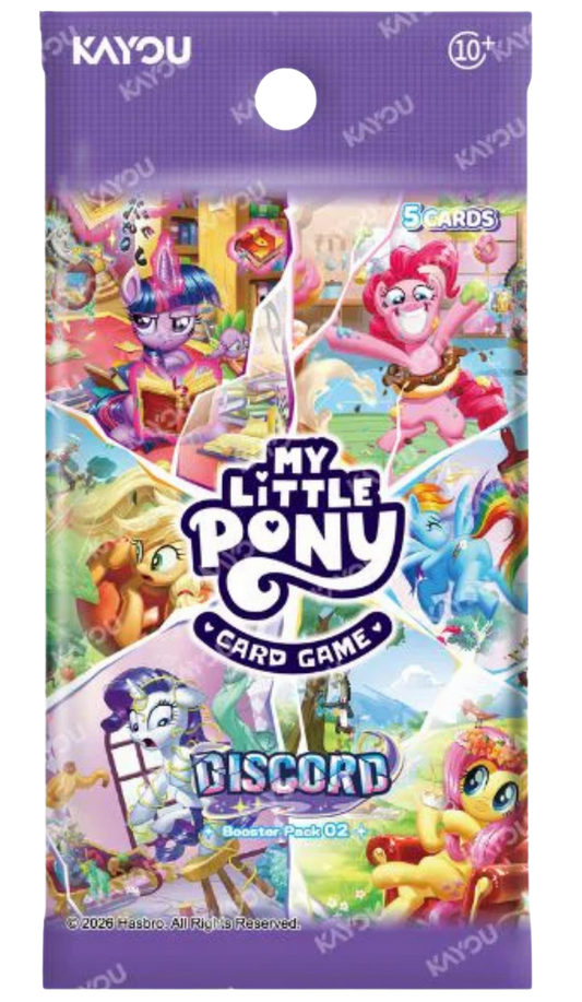 Kayou My Little Pony Discord BP02 sealed booster pack