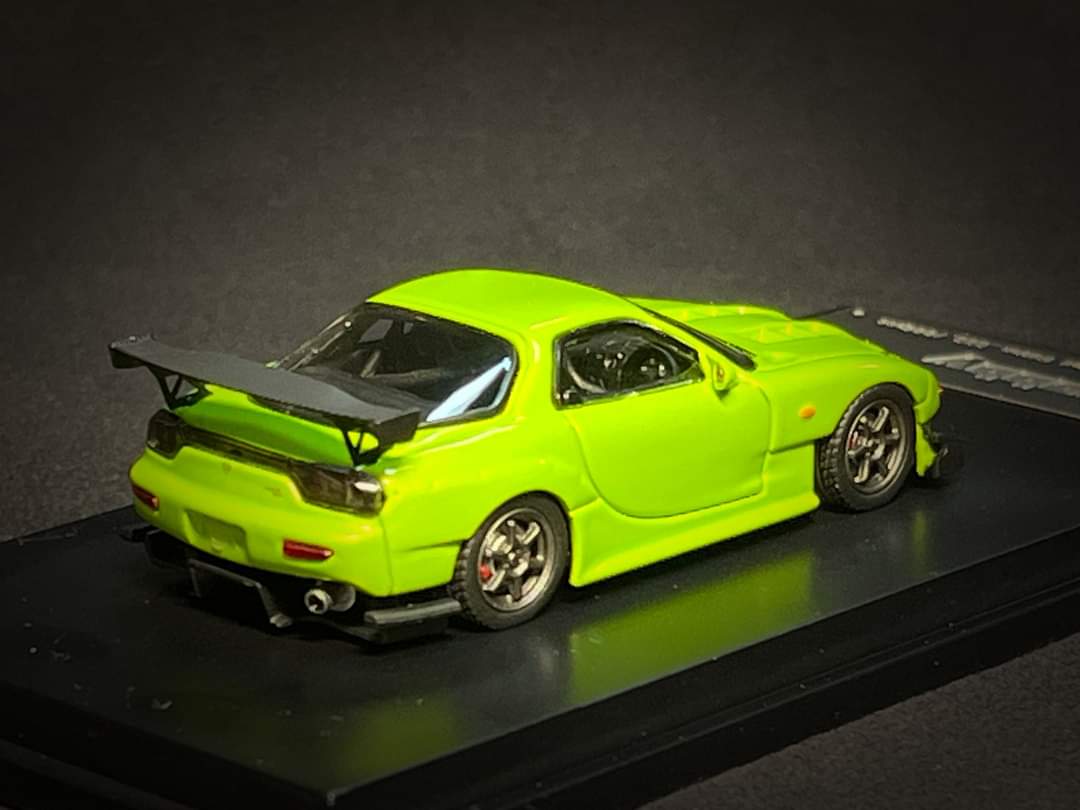123 Hobby Mazda FD3S RX-7 Apple Green 1:64