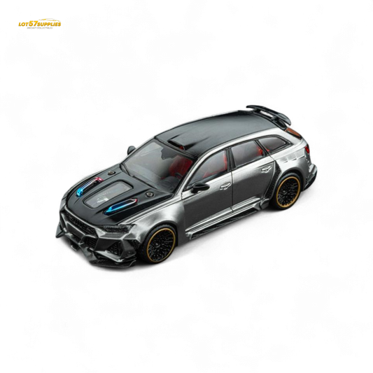 DCM Audi RS6 Wagon Silver/Gray 1:64