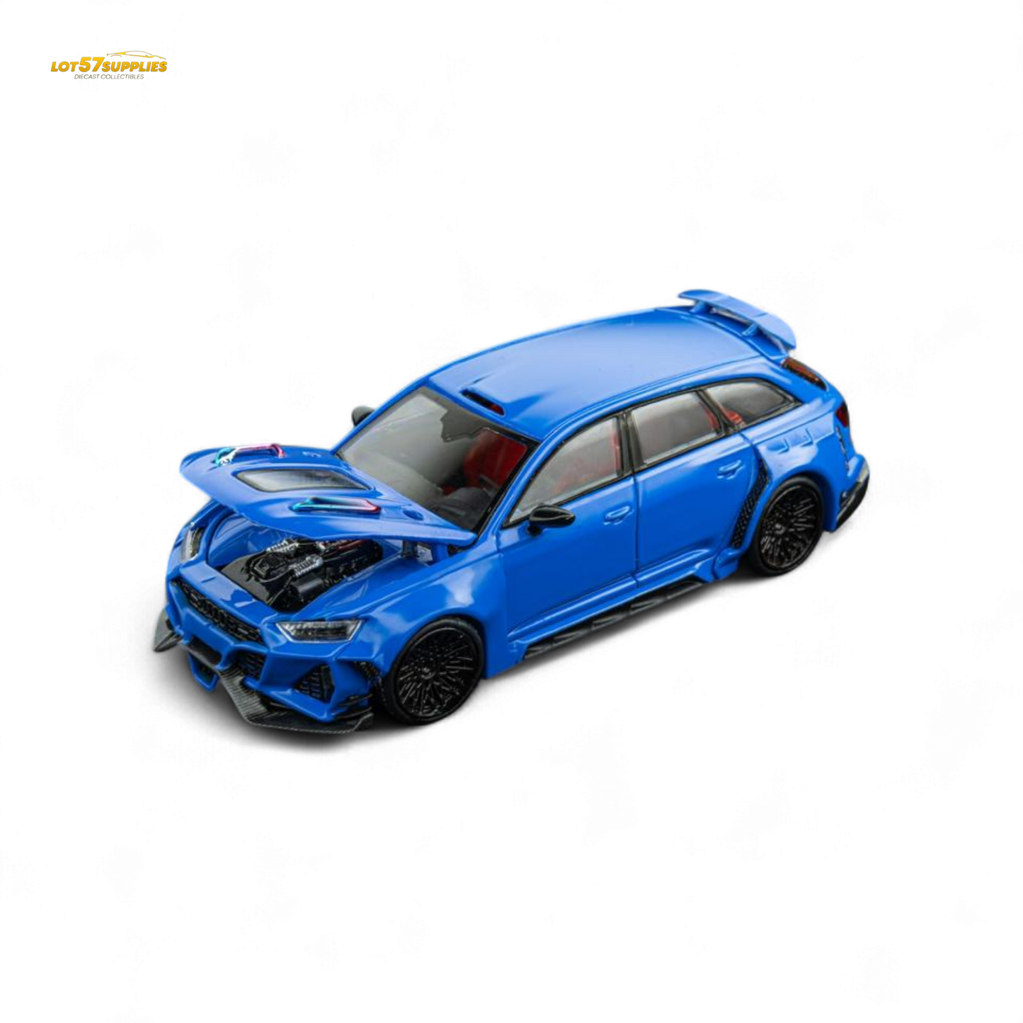 (Pre-Order) DCM Modified Audi RS6 Wagon Blue 1:64