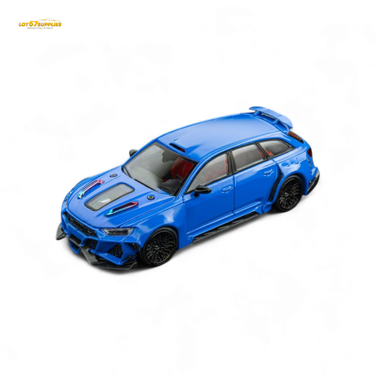 (Pre-Order) DCM Modified Audi RS6 Wagon Blue 1:64