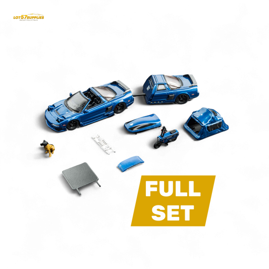 Findclassically NSX TRA Transparent Blue Full Set 1:64