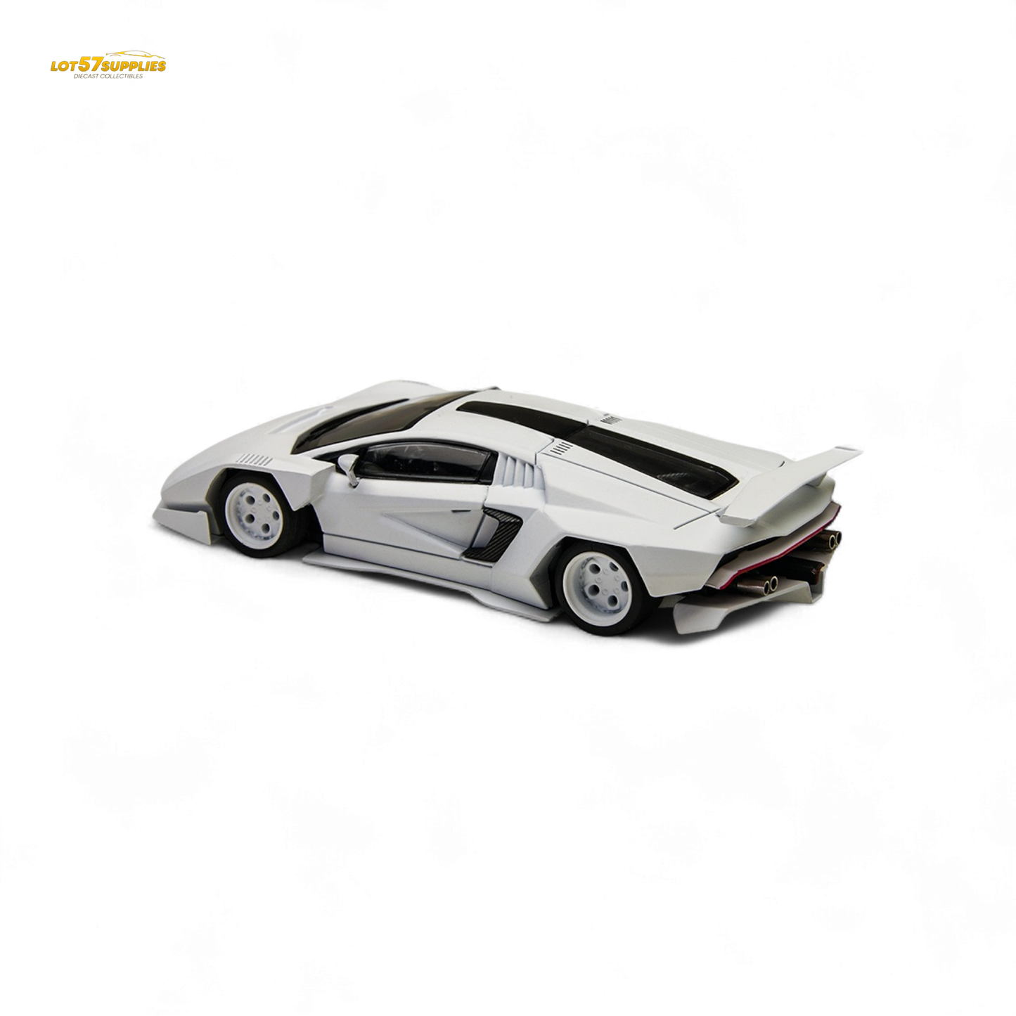 TimeMicro Countach V Ver. Mechanic White 1:64