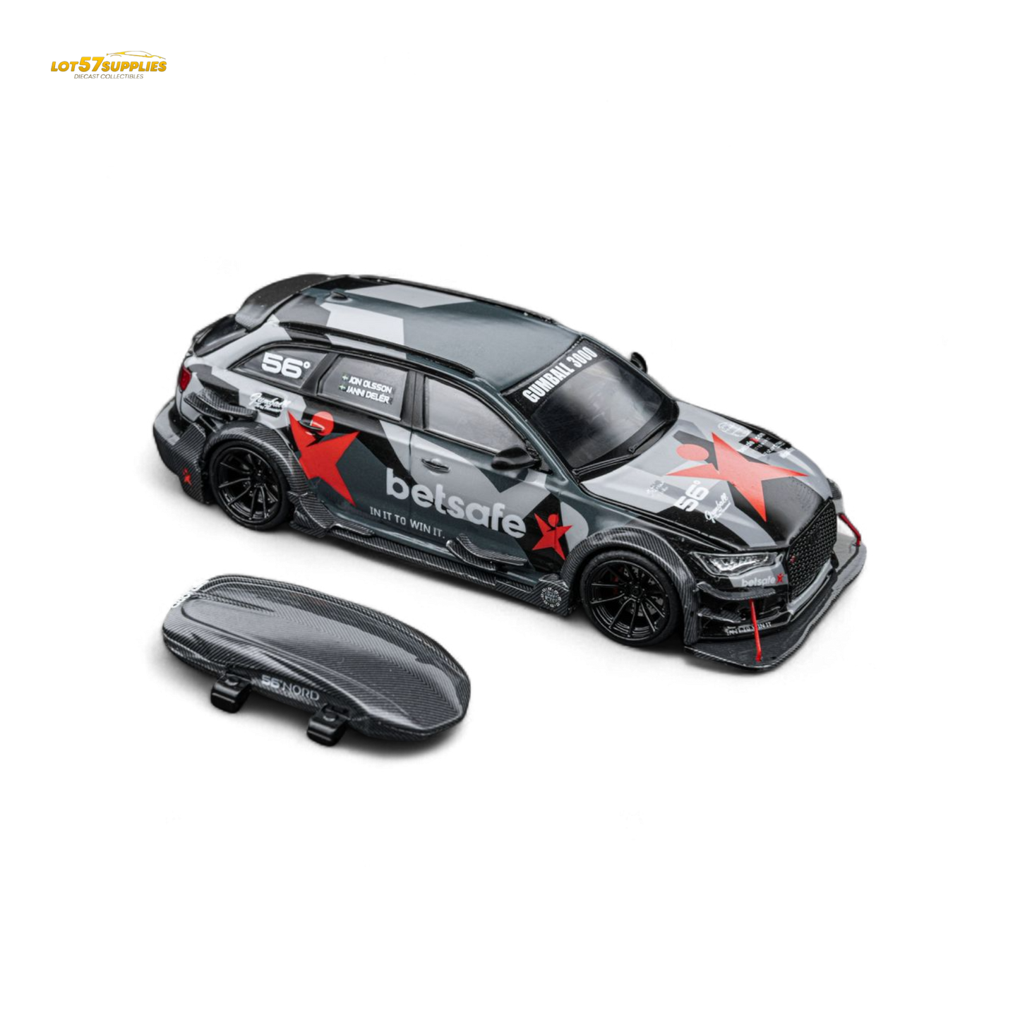 (Pre-Order) DCM Audi RS6 C7 DTM Betsafe Gumball 3000 1:64
