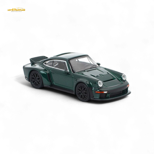 (Pre-Order) PopRace Singer DLS Turbo (Road) Green 1:64