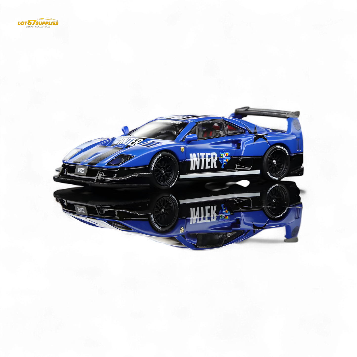 Demon King Auto Ferrari F40 LB-Works Wide-Body 1:64