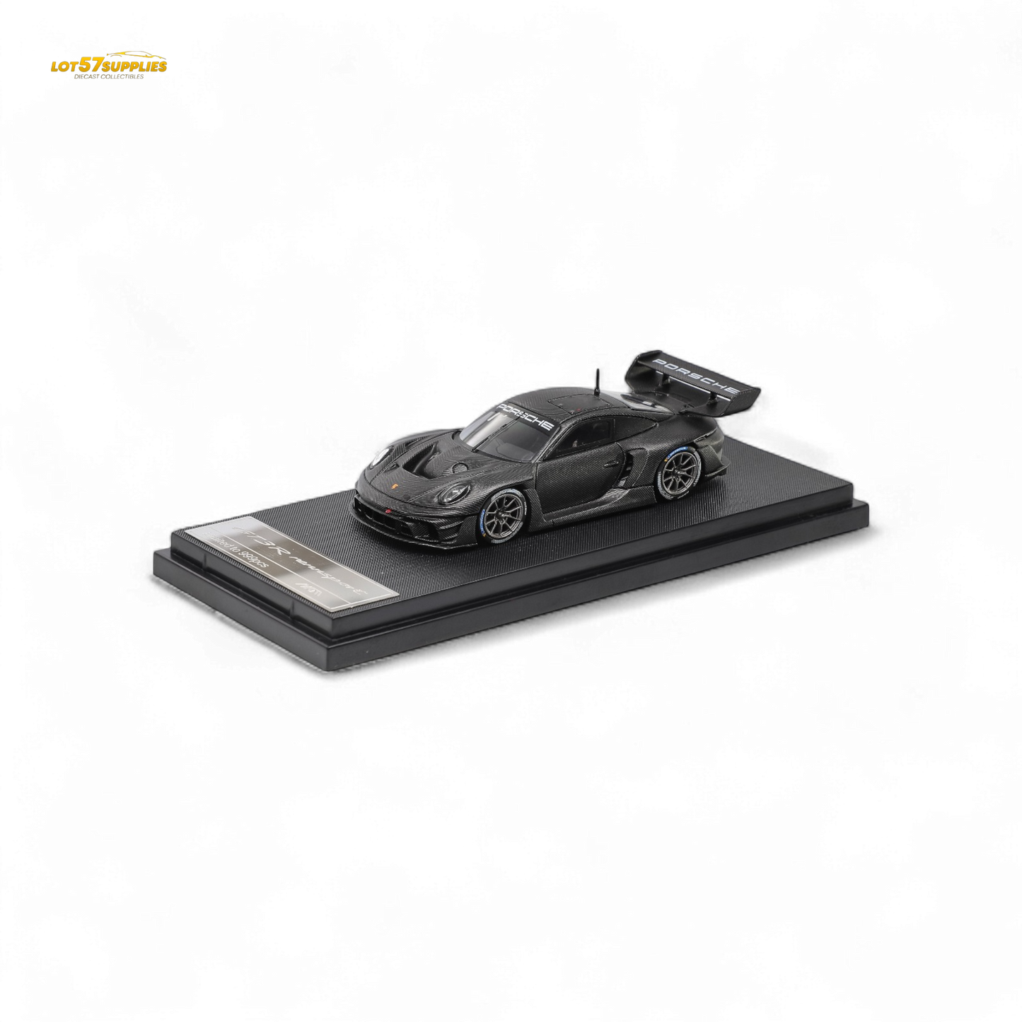 HKM Porsche 911 GT3 R Rennsport Full Carbon Black 1:64