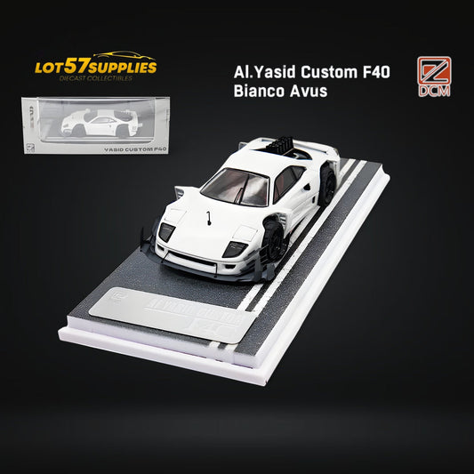 DCM Ferrari F40 AI Yasid White 1:64