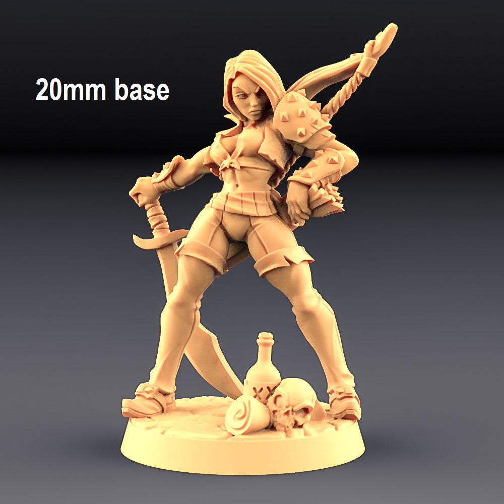 Aline the Bold (Female Human Rogue)
