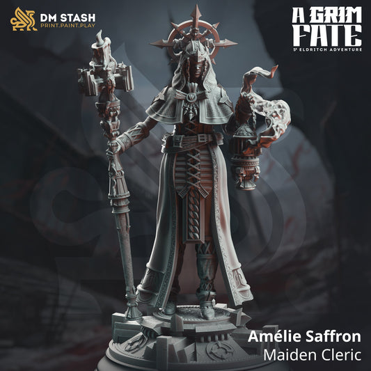 Amélie Saffron, Maiden Cleric (Female Human Cleric)