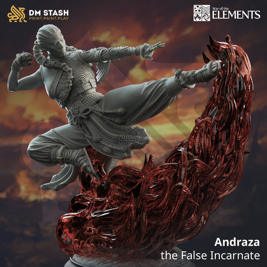 Andraza, the False Incarnate (Female Fire Elemi)