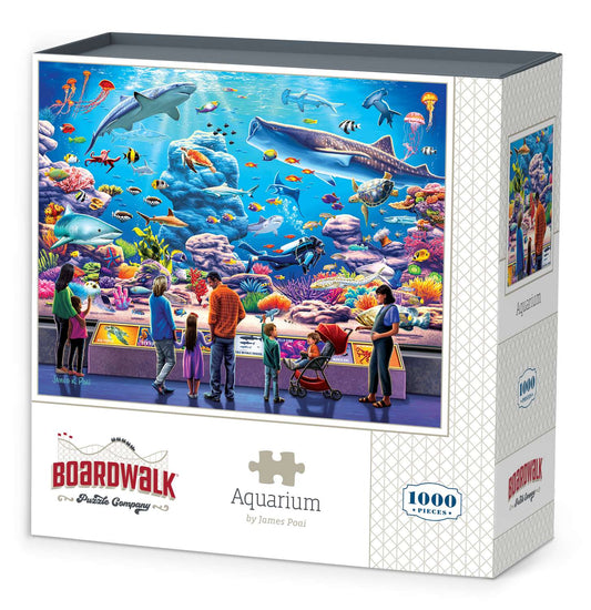 Aquarium 1000 Piece Jigsaw Puzzle | Boardwalk Puzzles