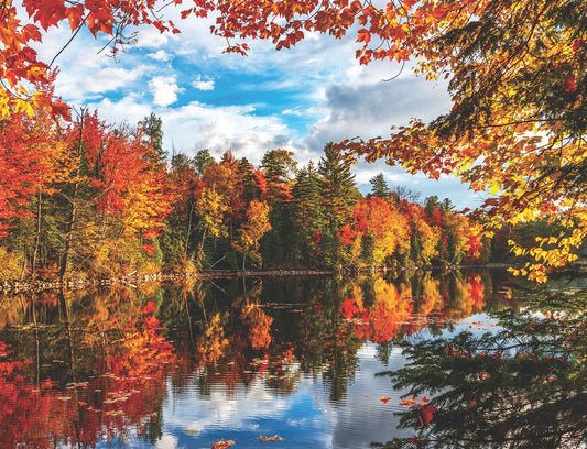 Autumn Lake 1500 Piece Jigsaw Puzzle by Springbok Puzzles