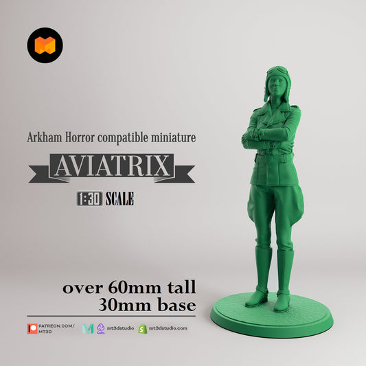 Arkham Compatible Investigator: The Aviatrix (Winifred Habbamock)