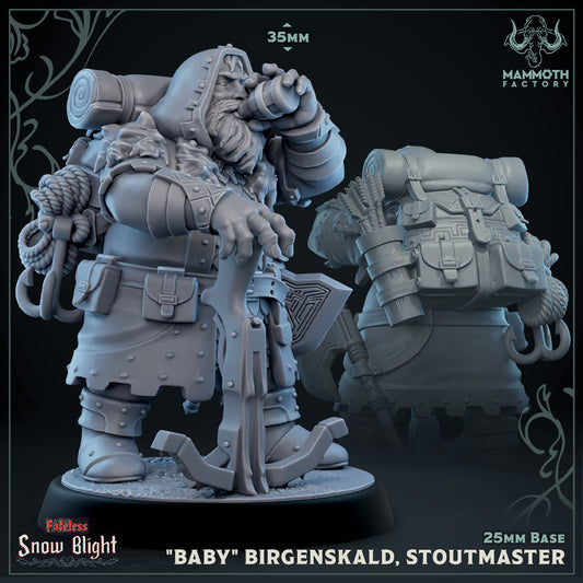"Baby" Birgenskald, Stoutmaster (Male Dwarf Fighter)