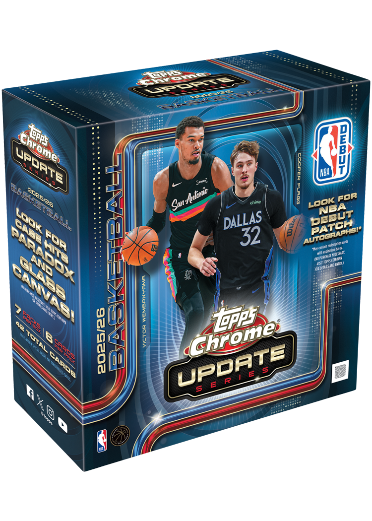 2025-26 Topps Chrome Updates Basketball Mega Box