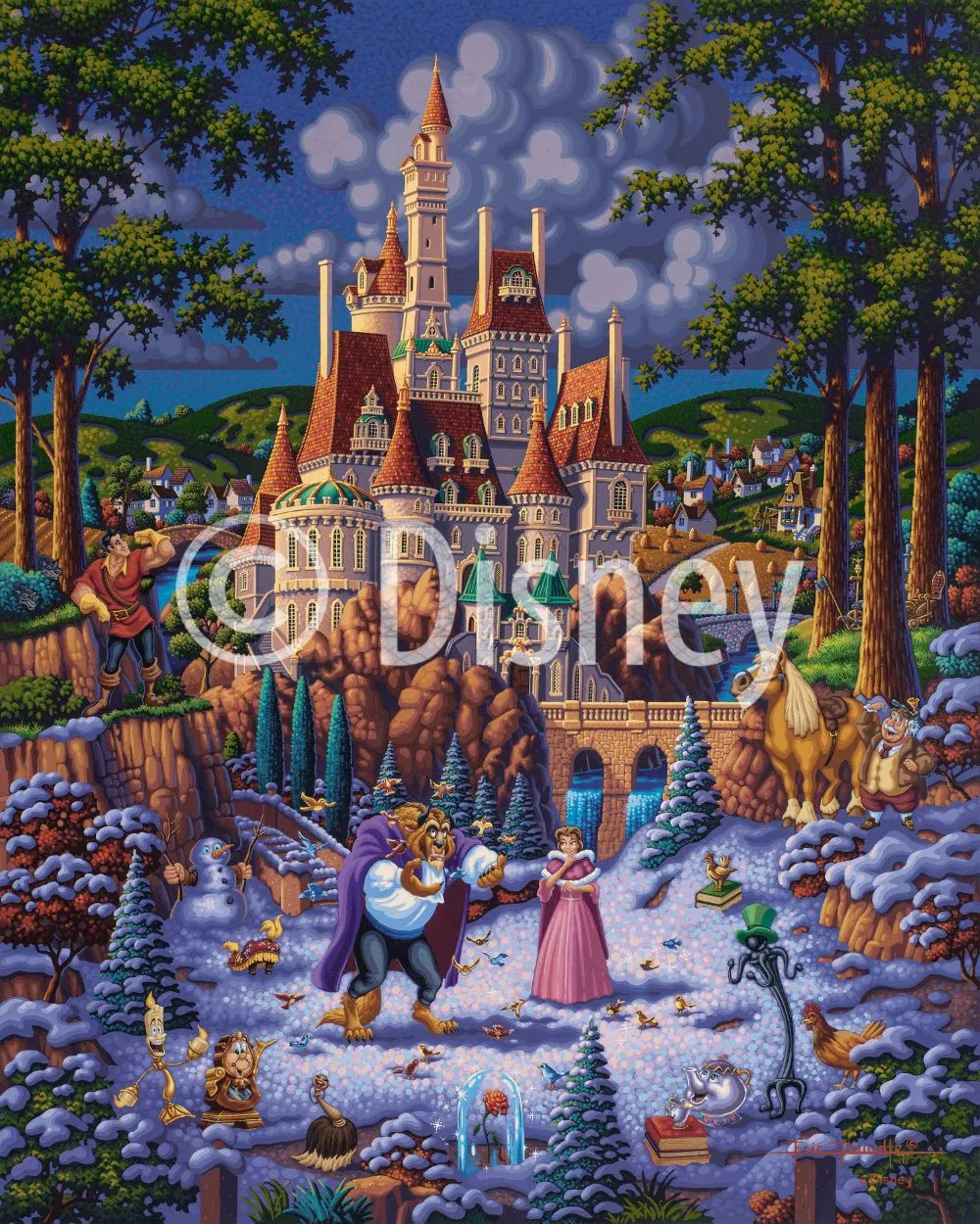 Beauty and the Beast Finding Love 500 Piece Jigsaw Puzzle by Dowdle and Disney