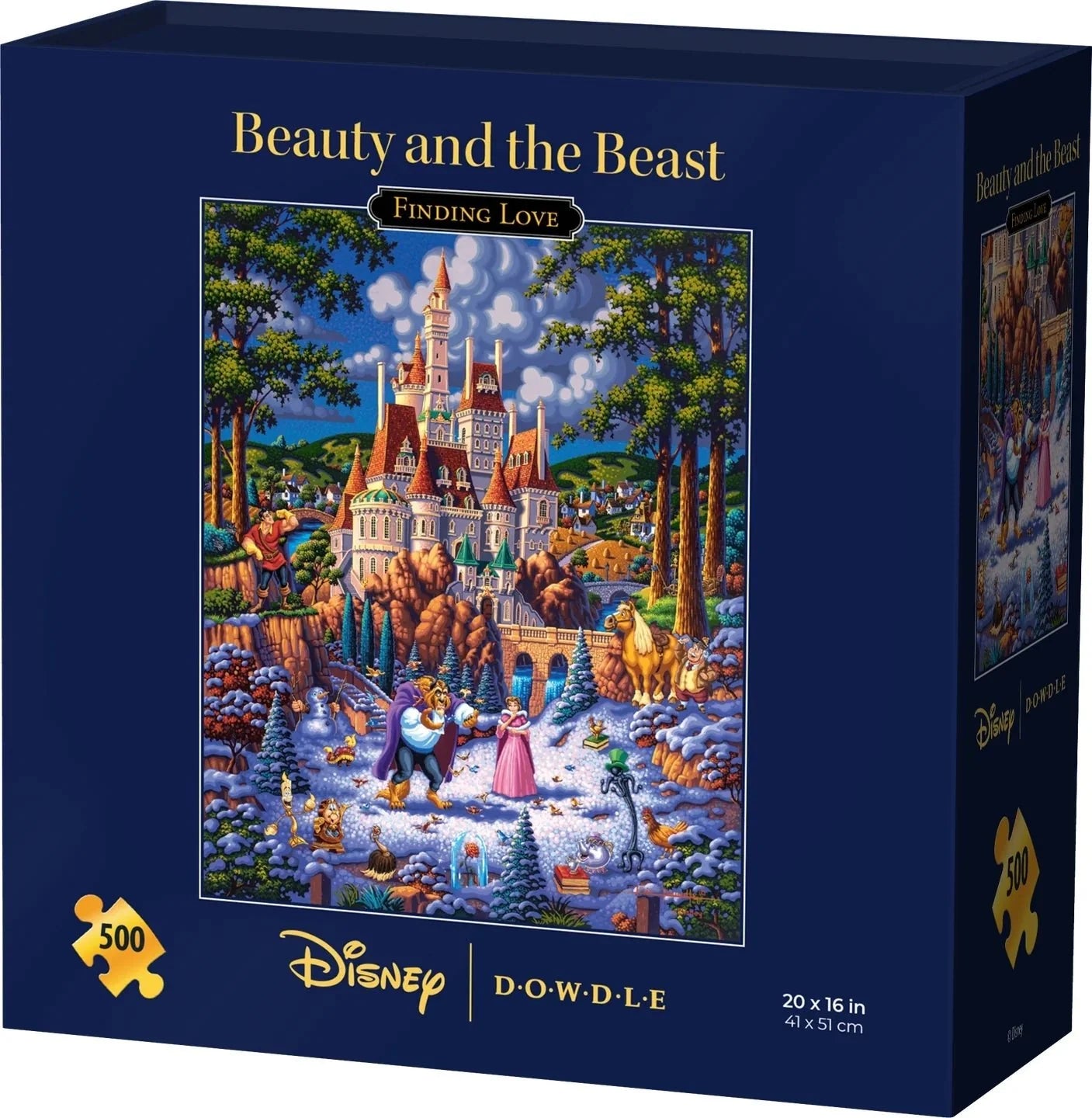 Beauty and the Beast Finding Love 500 Piece Jigsaw Puzzle by Dowdle and Disney