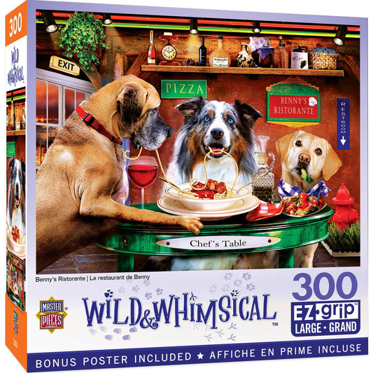 Benny's Ristorante 300 pc EZ Grip Puzzle - Wild & Whimsical | Masterpieces