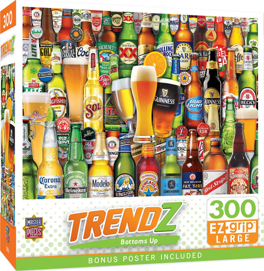 Bottoms Up 300 Piece Trendz Jigsaw Puzzle by Masterpieces