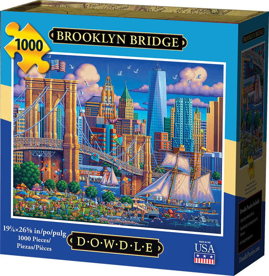 Brooklyn Bridge 1000 Piece Jigsaw Puzzle | Dowdle Puzzles
