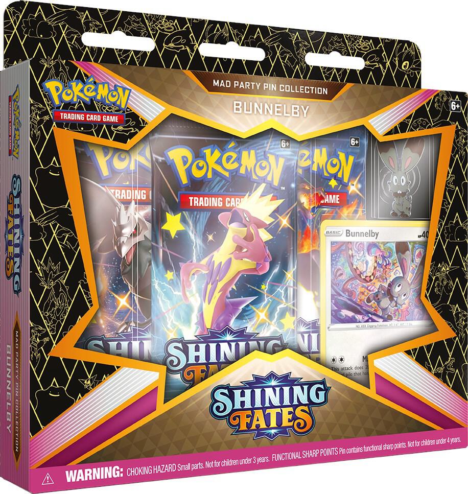 Shining Fates Mad Party Pin Collection - Bunnelby