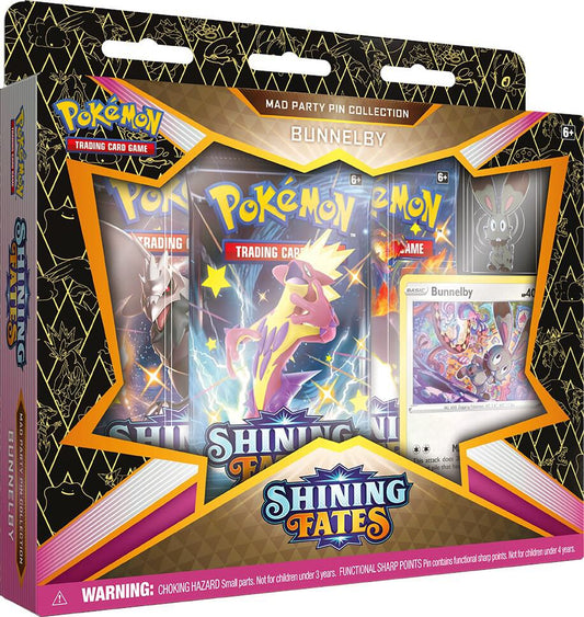 Shining Fates Mad Party Pin Collection - Bunnelby