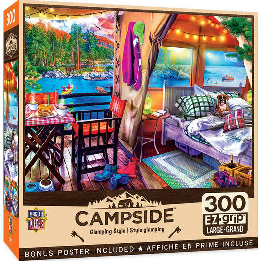 Campside - Glamping Style 300 Piece EZ Grip Puzzle by MasterPieces