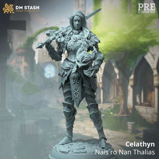 Celathyn, Nais ro Nan Thalias (Female Elf Paladin)