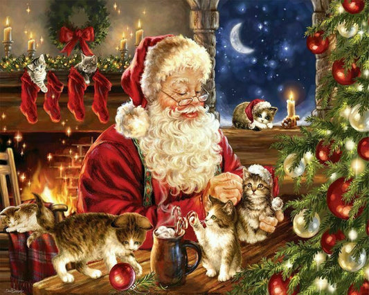 Christmas Kittens 1000 Piece Jigsaw Puzzle by Springbok Puzzles - A fun Cat Puzzles