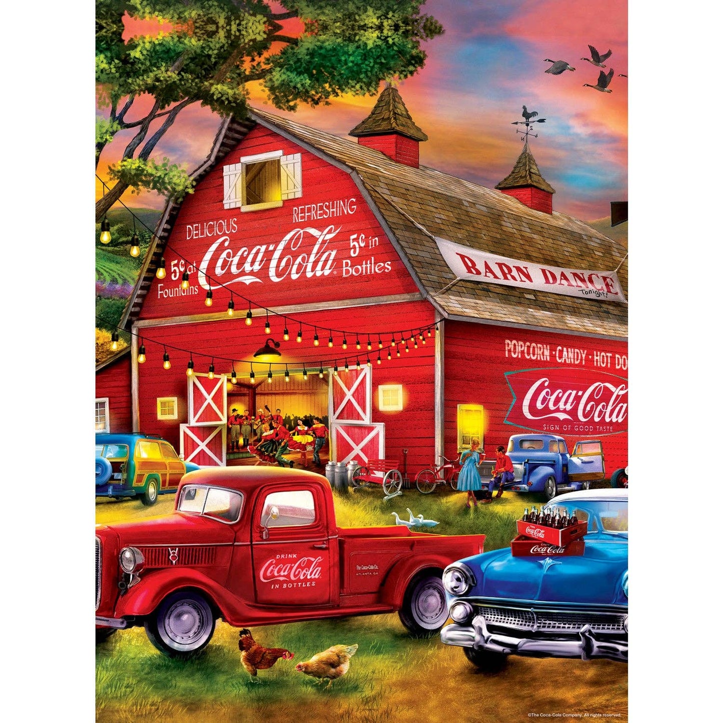 Coca-Cola - 500 Piece Jigsaw Puzzles 3 Pack by Masterpieces Puzzles