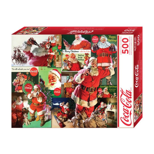 Coca-Cola Sparkling Holidays 500 Piece Jigsaw Puzzle by Springbok Puzzles